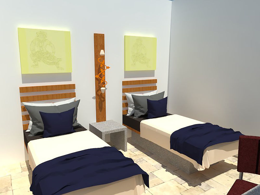 The Thirdfold Residence Сием Реап Екстериор снимка Twin beds