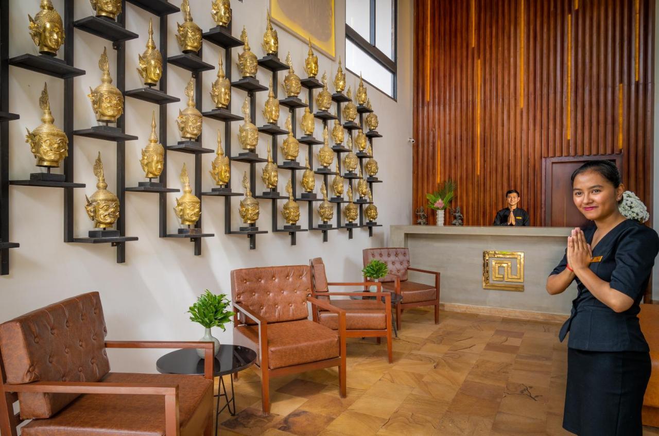 The Thirdfold Residence Сием Реап Екстериор снимка The lobby of the hotel